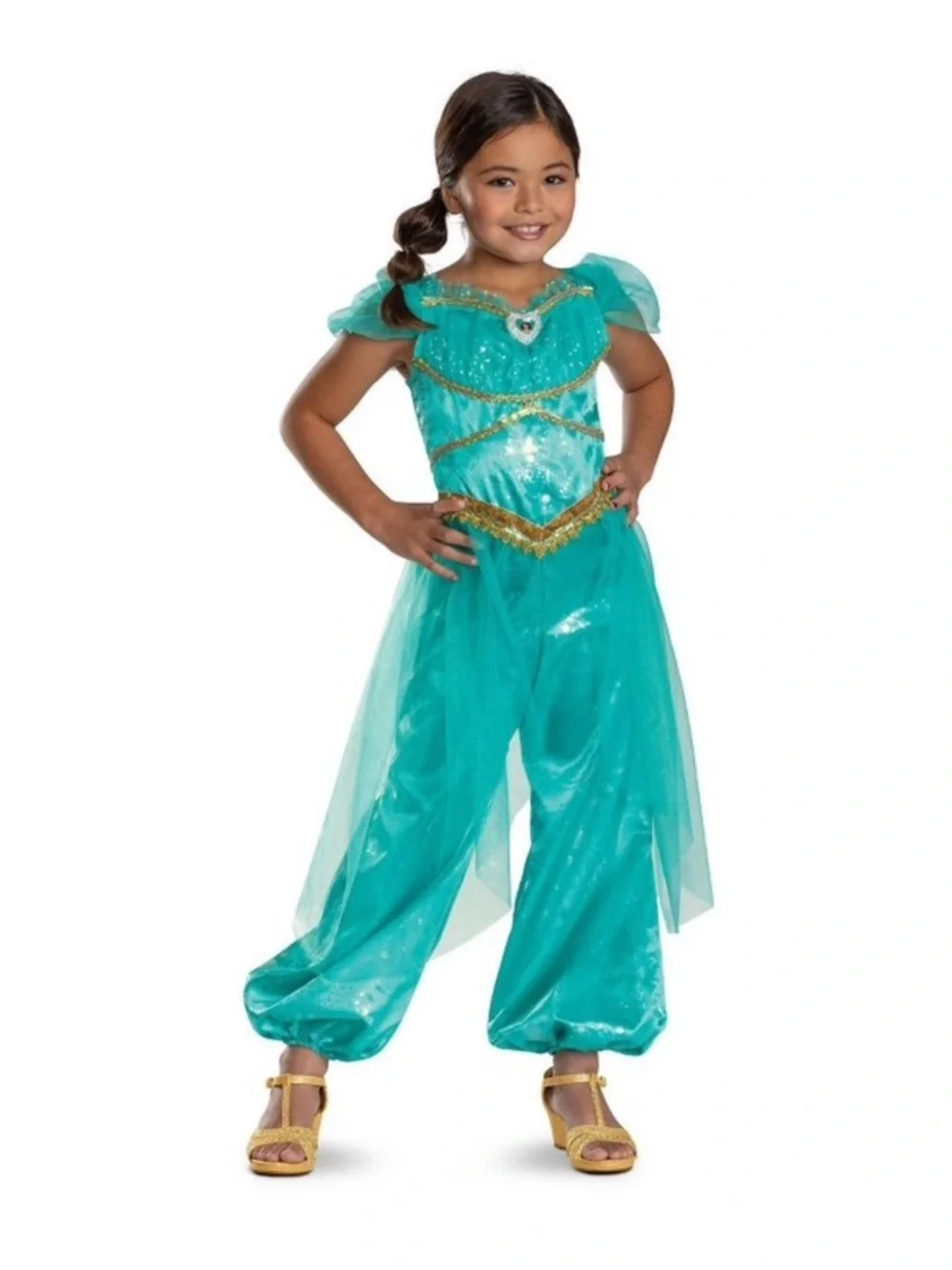 Disney Princess Jasmine Costume Medium 7/8